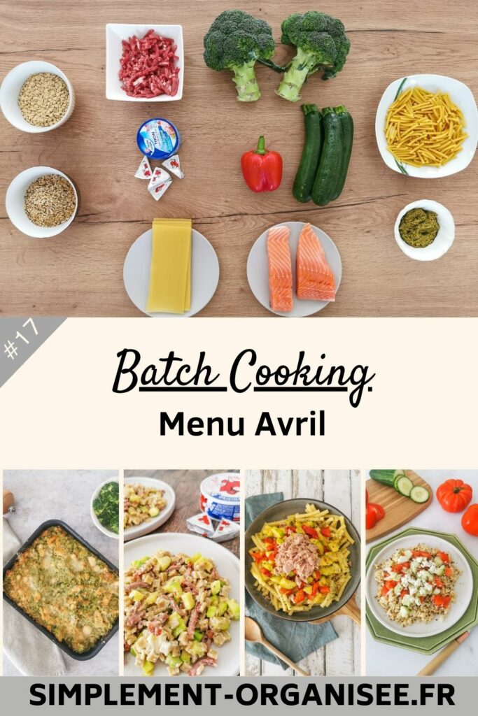 batch cooking avril
