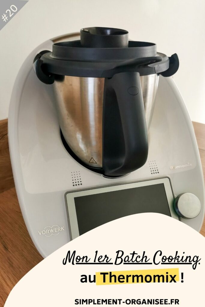 batch cooking au thermomix