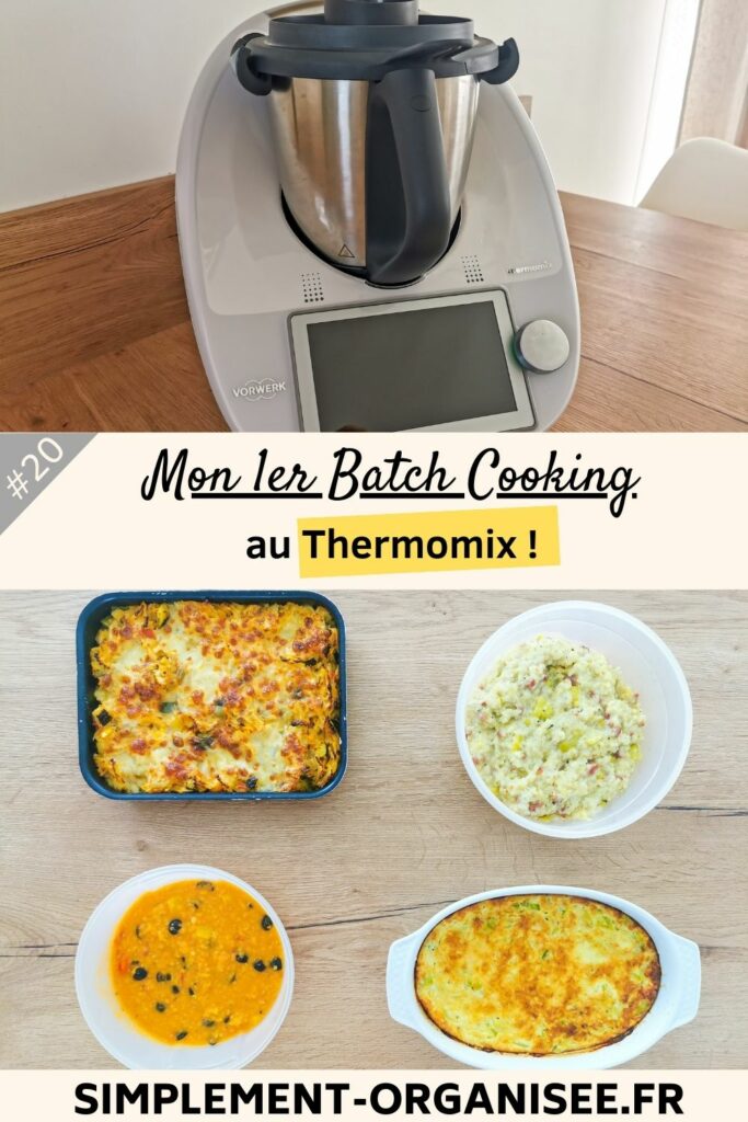 batch cooking au thermomix