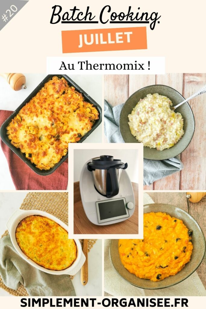 batch cooking au thermomix