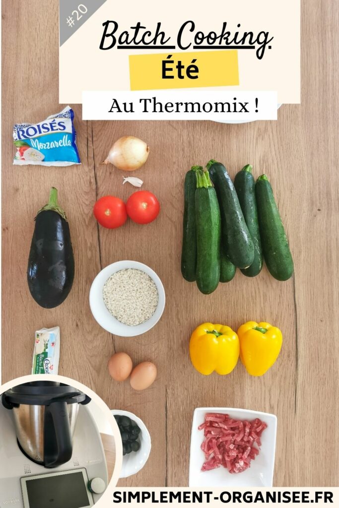 batch cooking au thermomix