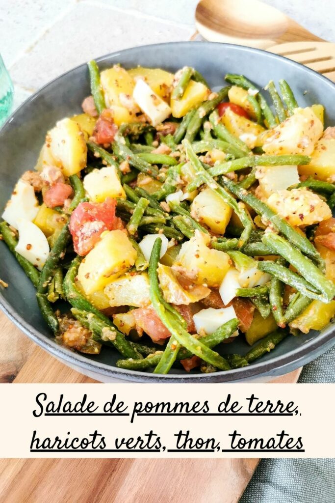 salade de pommes de terre et haricots verts