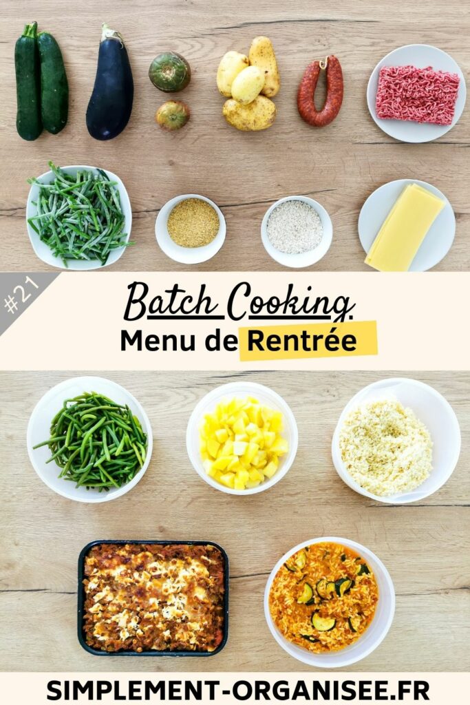 batch cooking rentrée