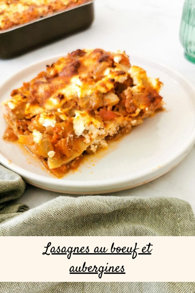 lasagnes au boeuf et aubergines