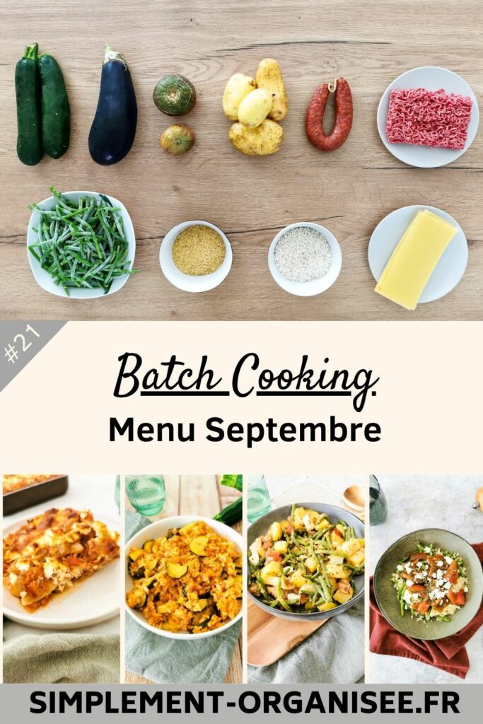 batch cooking septembre