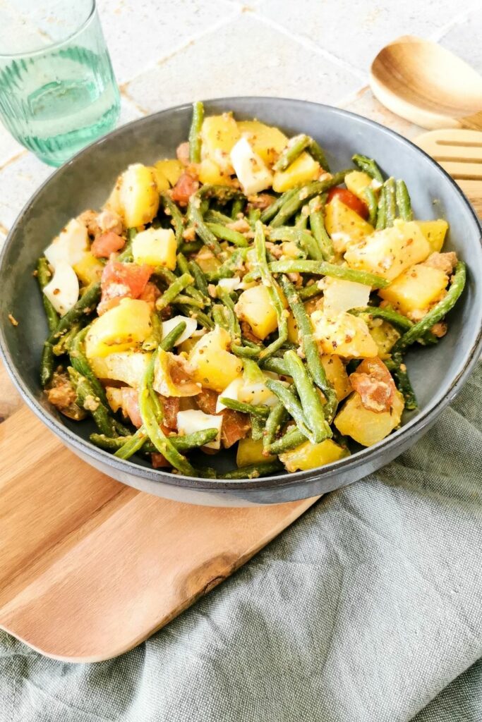 salade de pommes de terre et haricots verts