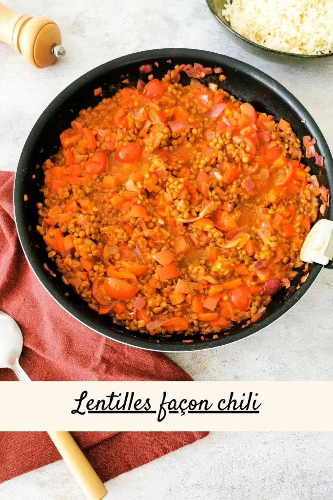 lentilles façon chili